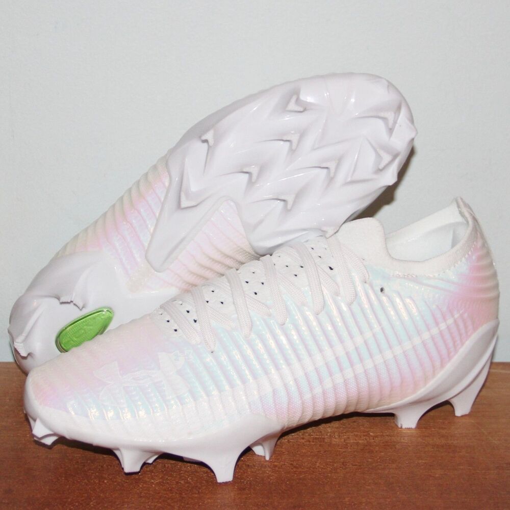 Under Armour Blur Pro Football Cleats Men 8.5 White